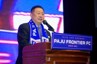 파주 프런티어 FC, 700여 팬 앞에서 K리그2 첫 발…'선일금고와 함께' 창단·출정식 성료
