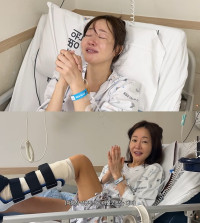 엄지원, 日 여행 중 맨홀 사고에 발목 돌아가 뼈가 산산조각이 났다
