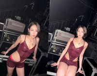홀리뱅 제인, 옆구리 푹 파인 바디슈트에 새깅 스타일까지…과감 자태로 잘자