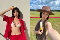 걸그룹 출신 김민경, 비키니에 백리스룩 소화한 백옥 슬렌더